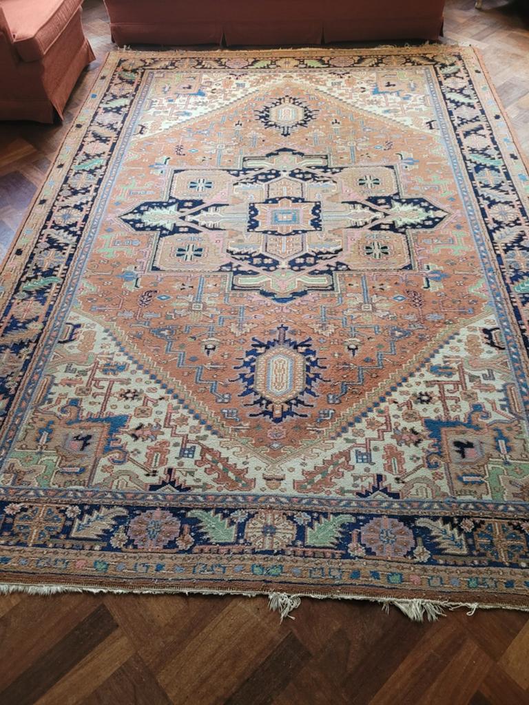 Groot vloerkleed tapijt wol kelim India 3 x 2 m pers kleed, Ophalen, Gebruikt, Perzisch, 200 cm of meer