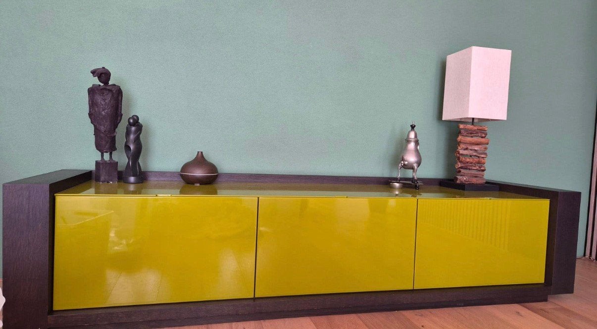 Dressoir, Gebruikt, Ophalen of Verzenden, 200 cm of meer, 25 tot 50 cm