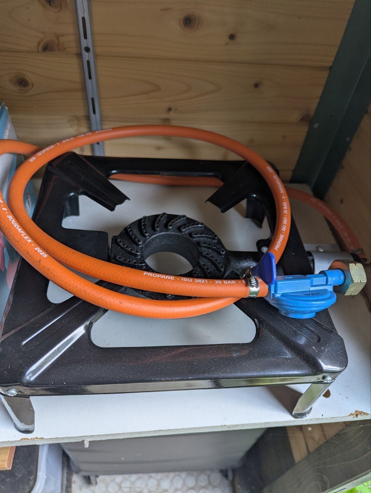 Gasbrander met propaanslang en drukregelaar, Ophalen of Verzenden, Nieuw