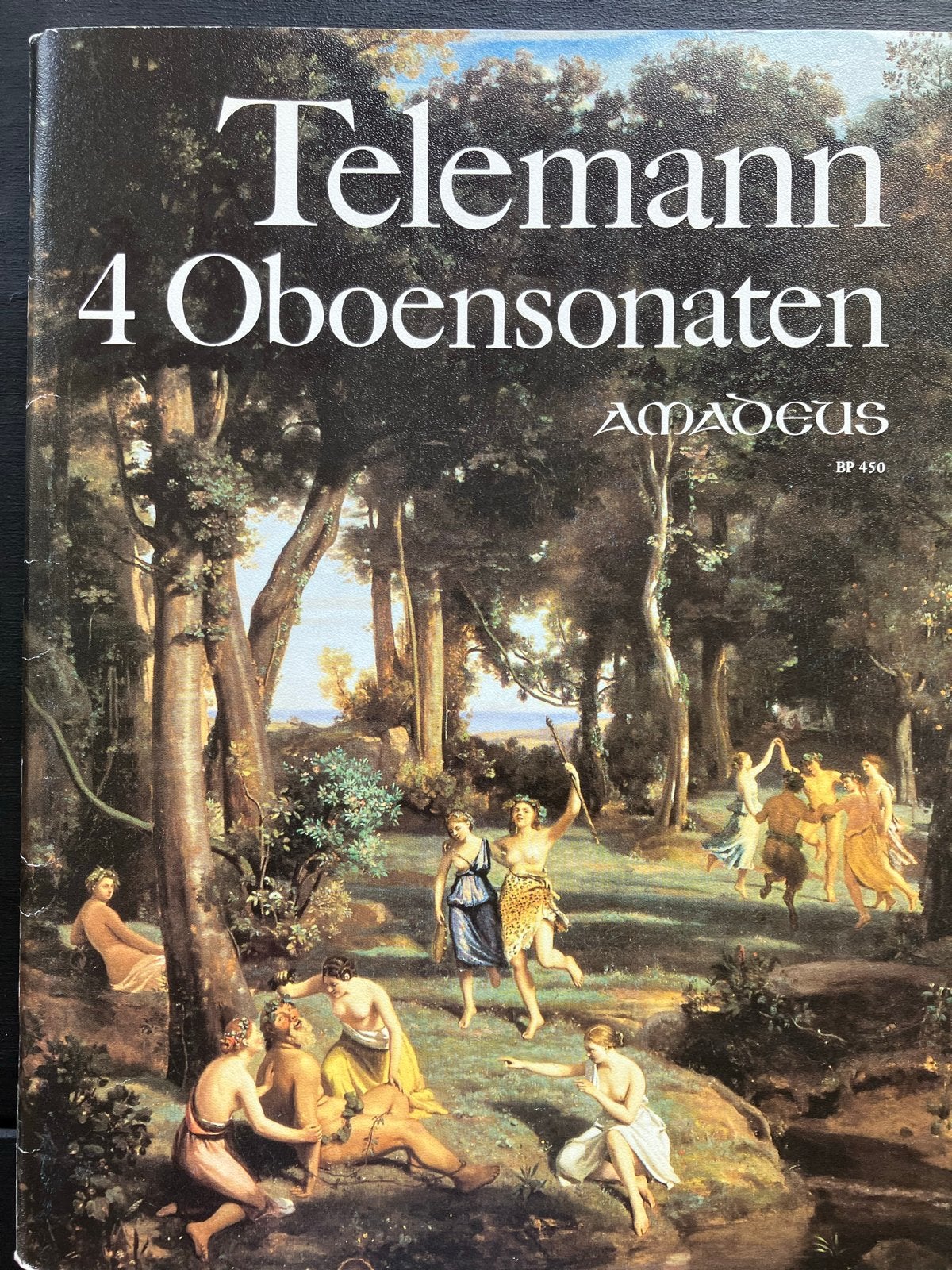 Telemann: 4 Oboesonaten - Bladmuziek, Muziek en Instrumenten, Klassiek, Hobo, Ophalen of Verzenden, Zo goed als nieuw