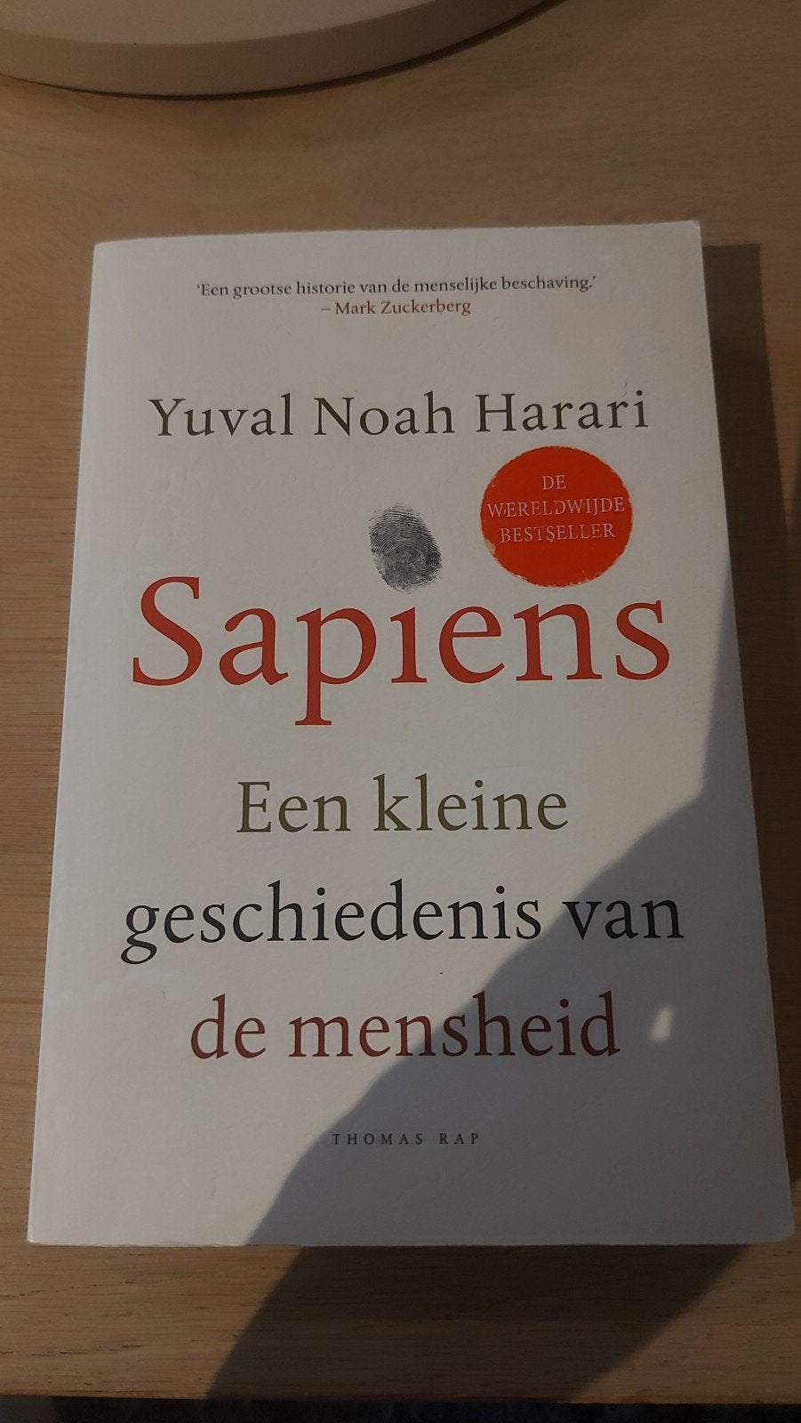 Sapiens: Een kleine geschiedenis van de mensheid, Boeken, Geschiedenis | Wereld, 20e eeuw of later, Overige gebieden, Zo goed als nieuw