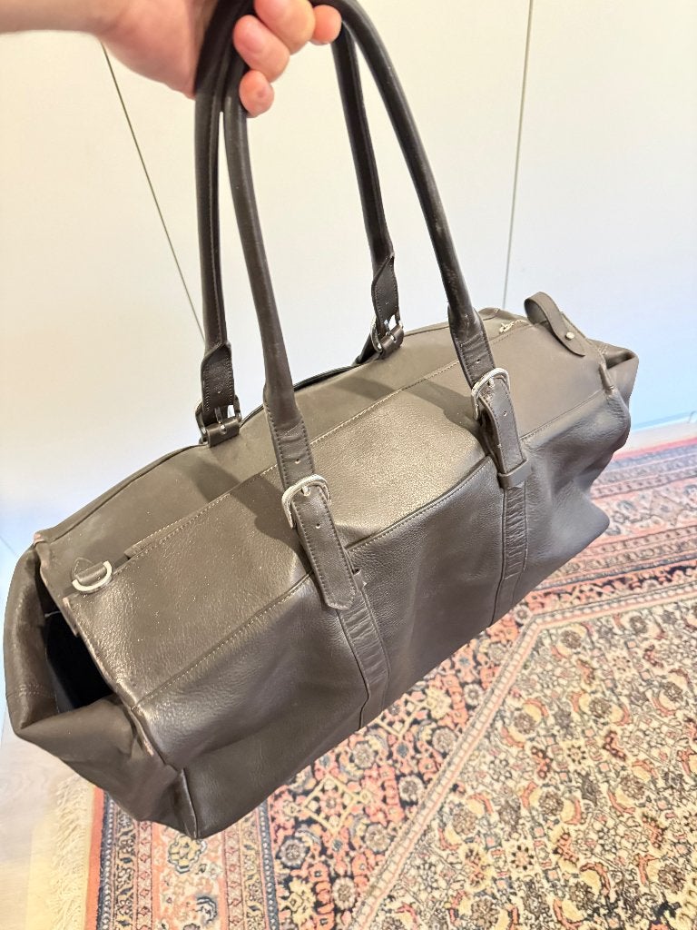 Suitsupply weekend tas, Ophalen, 30 cm of meer, Gebruikt, Bruin