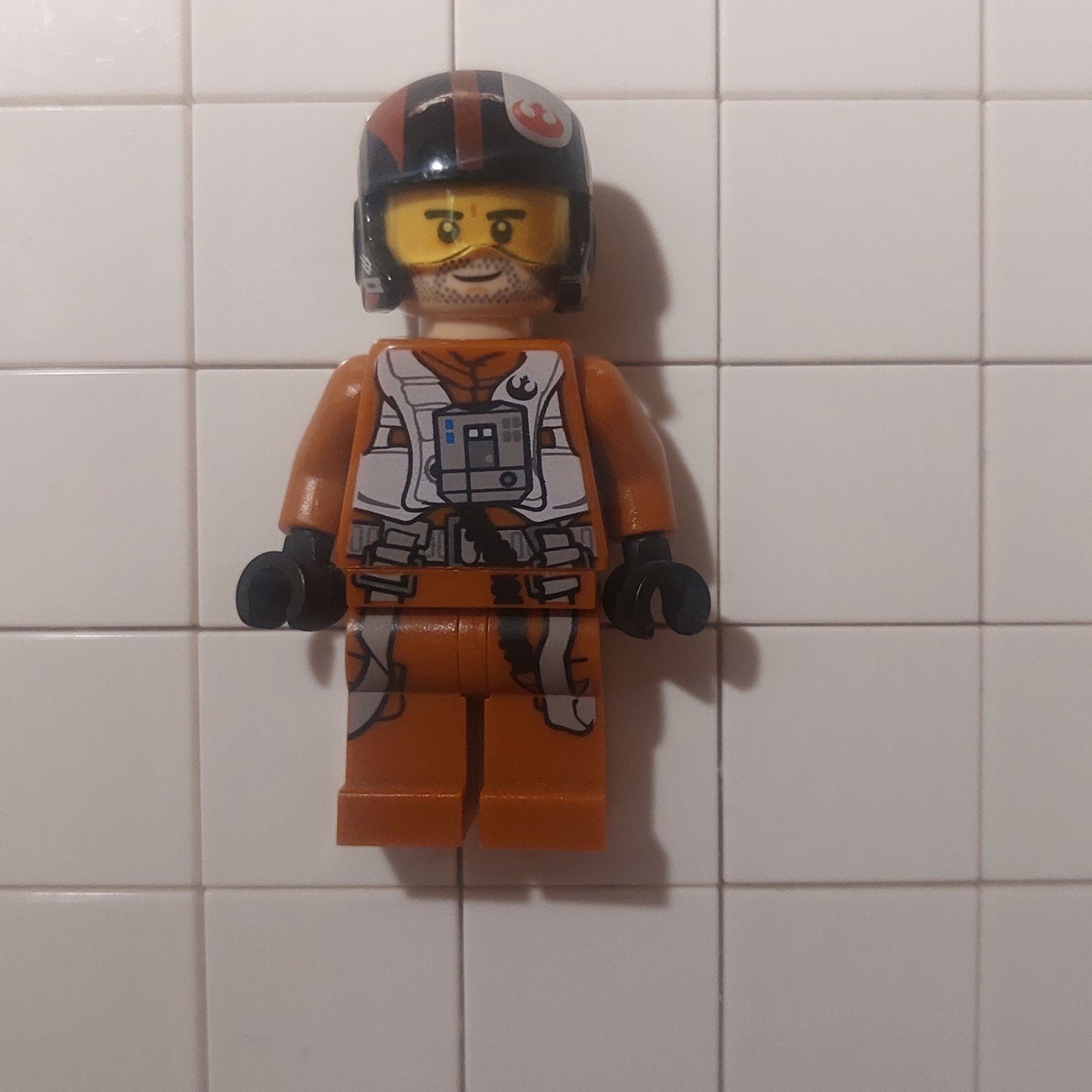 LEGO Star Wars Minifig - Poe Dameron Pilot - sw0658, Ophalen of Verzenden, Zo goed als nieuw