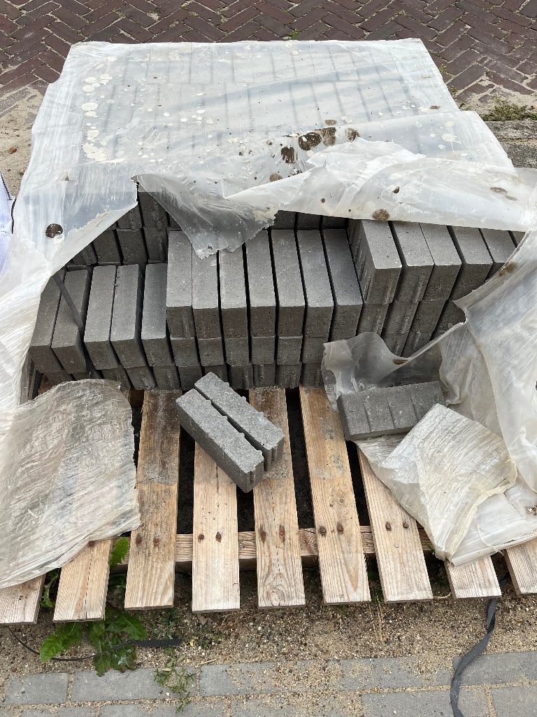Waaltjes aqua recto grey 2,5m2, Ophalen, Overige typen, Nieuw, Minder dan 5 m²
