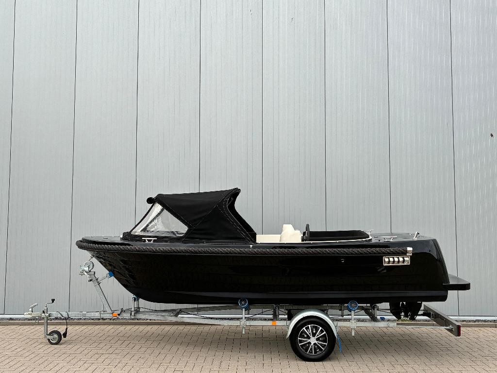 Admiral 550 Black Edition | 15PK Suzuki | Vaarbewijsvrij, Watersport en Boten, 15 pk, 2.00 meter, 2 m, Rondzit