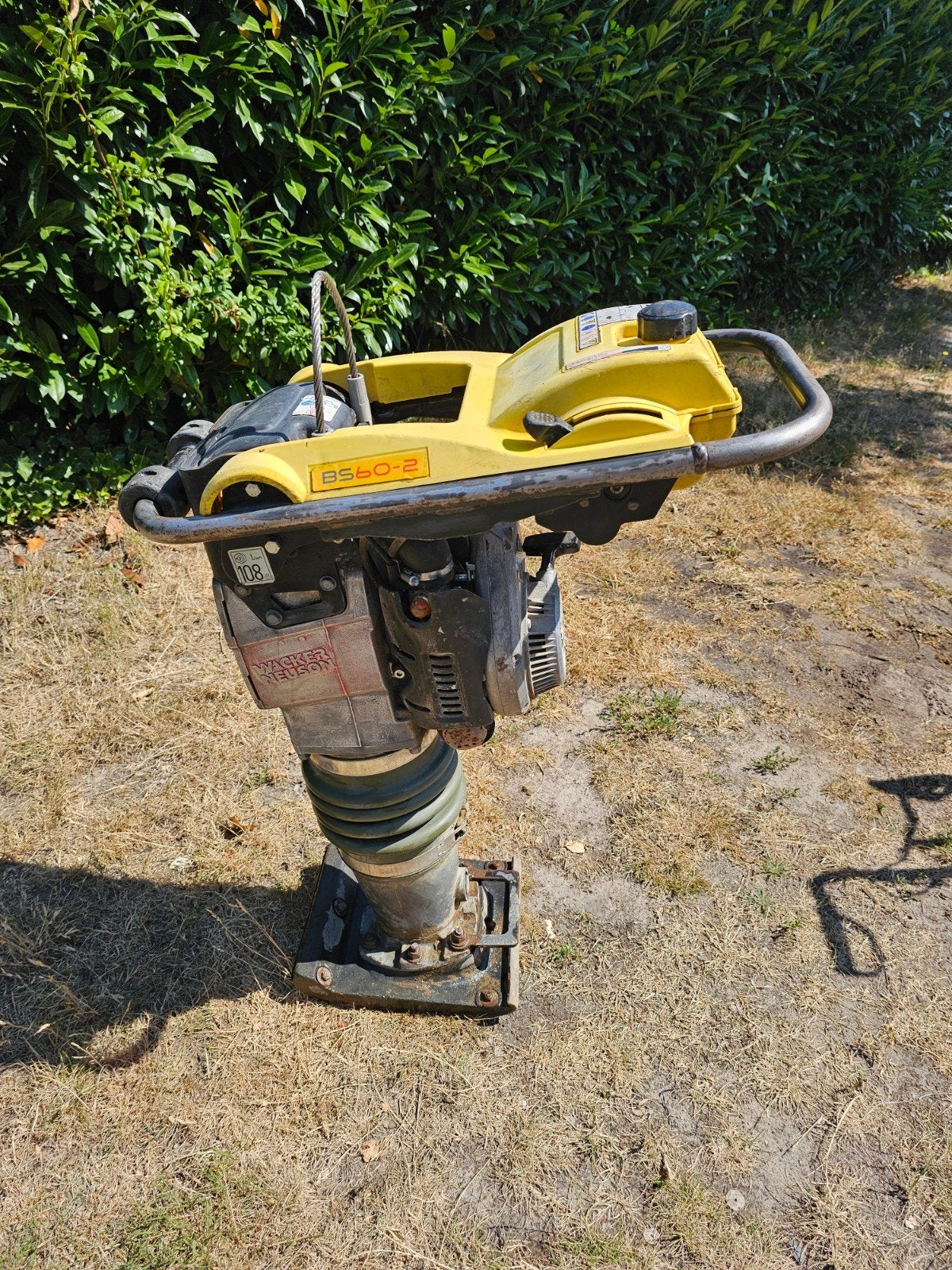 Wacker BS60-2 Trilstamper - sleuvenstamper trilplaat, Ophalen, Gebruikt, Wacker neuson