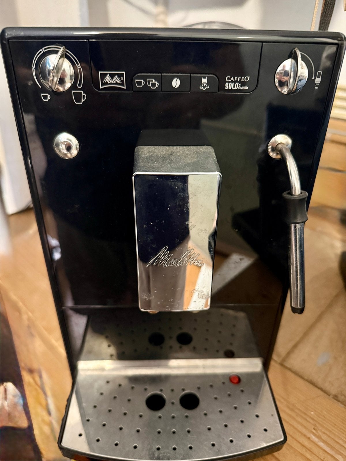 Melitta Caffeo Solo & Milk Espresso Apparaat, Witgoed en Apparatuur, Koffiezetapparaten, Gebruikt, Espresso apparaat, Koffiebonen