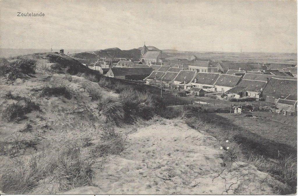 Zoutelande (Zld.) Panorama Dorp, ca. 1915, Ophalen of Verzenden, Voor 1920, Ongelopen, Zeeland