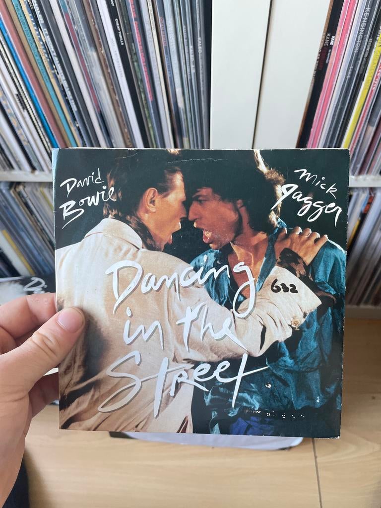 David Bowie & Mick Jagger - Dancing in the Street 7 inch, Ophalen of Verzenden, Gebruikt, 7 inch, Poprock