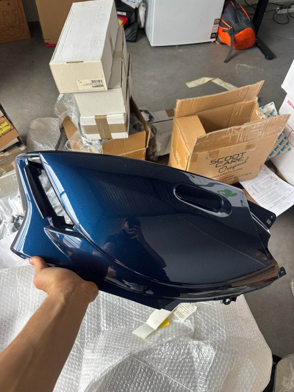 NIEUW Origineel Piaggio Zip SP ZAPC25 Motorscherm Blauw 222, Verzenden, ., Nieuw, .