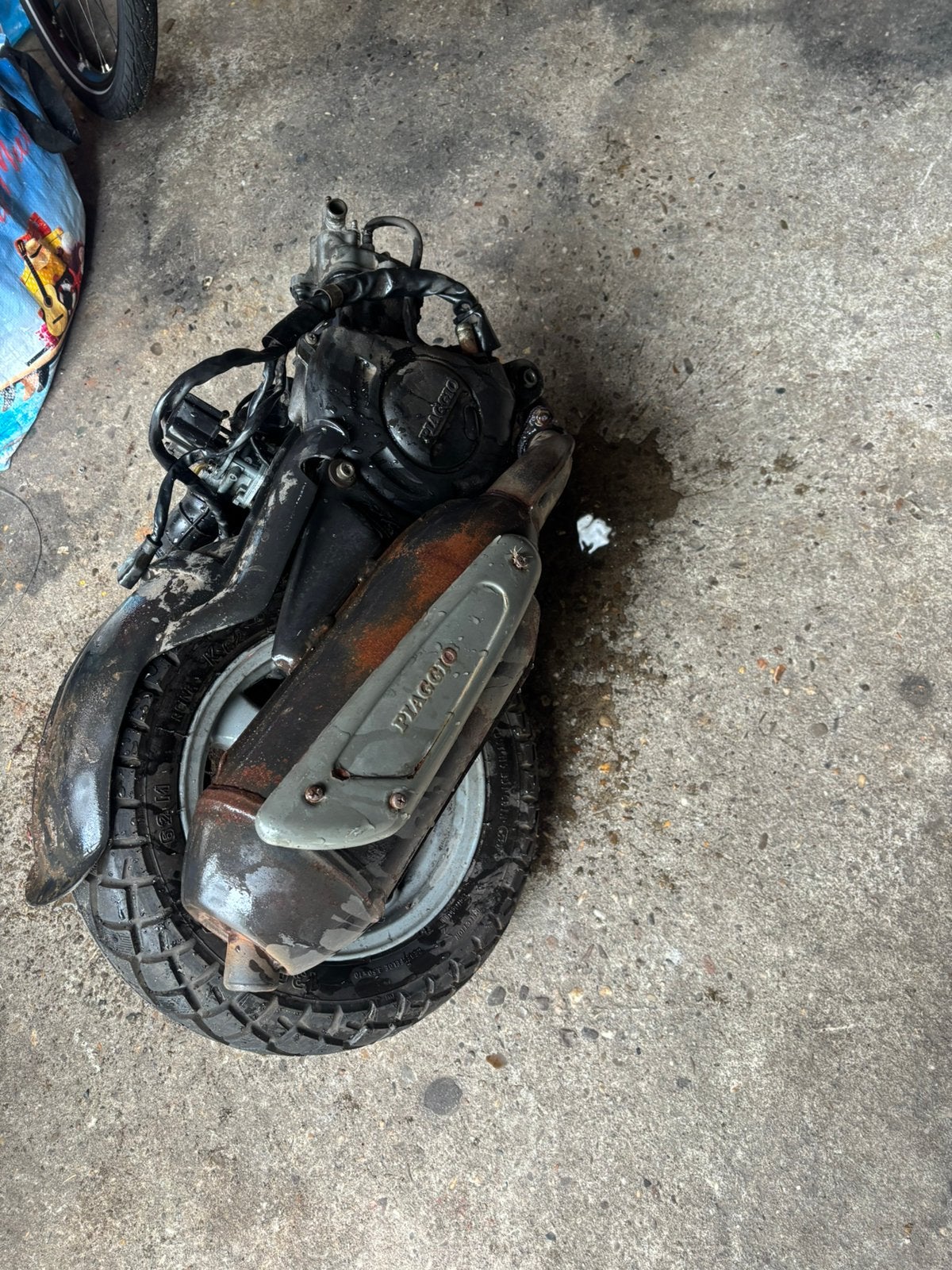 Hexagon 125cc blok, Motoren, Ophalen