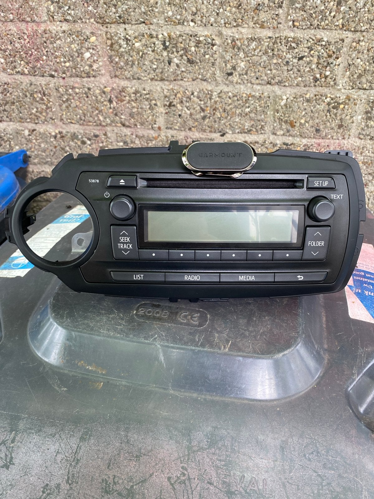 Toyota Yaris Radio CD-speler (Model No. 86120-0D660), Ophalen, Gebruikt