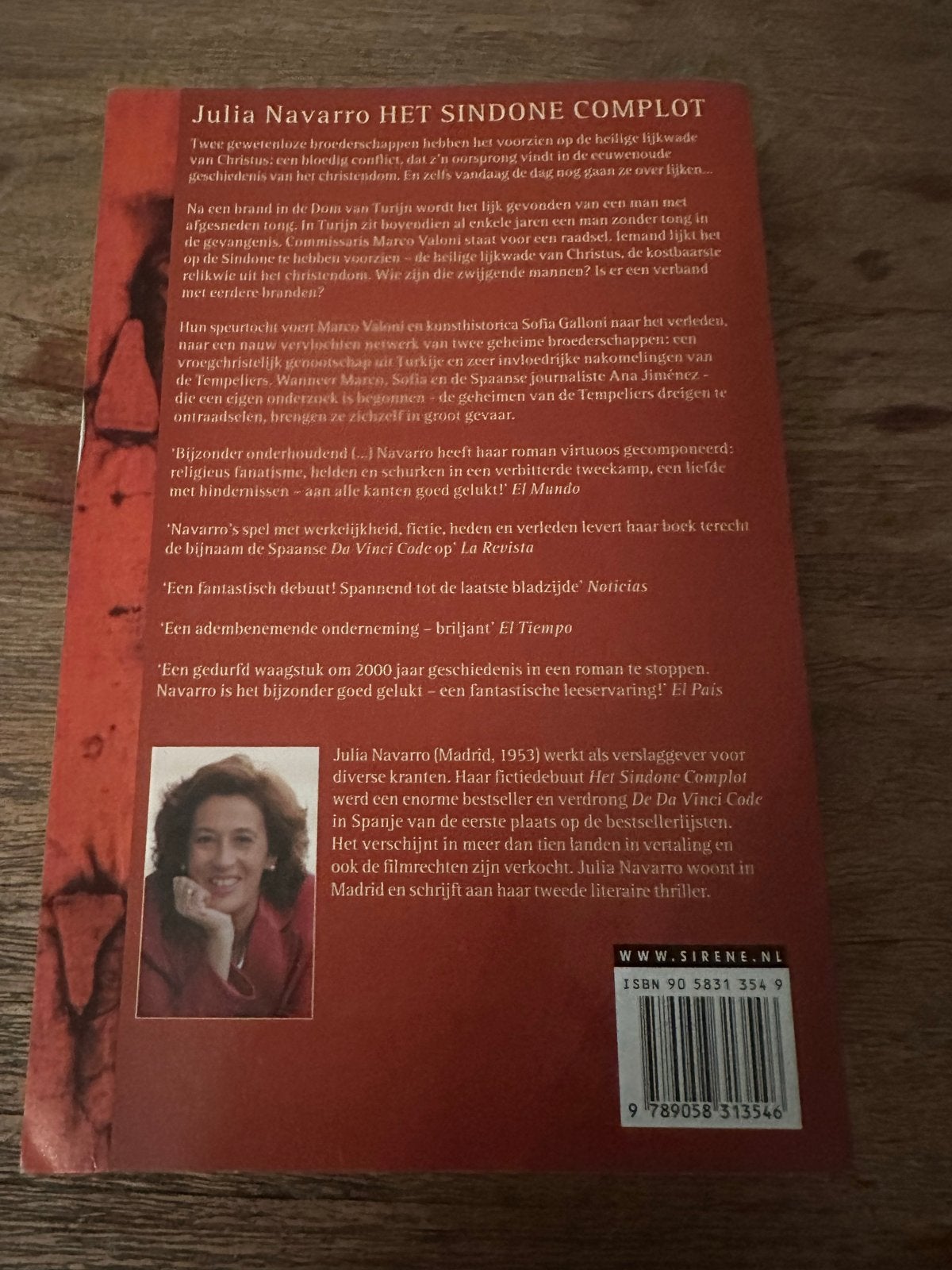 Het Sindone Complot - Julia Navarro, Ophalen of Verzenden, Gelezen