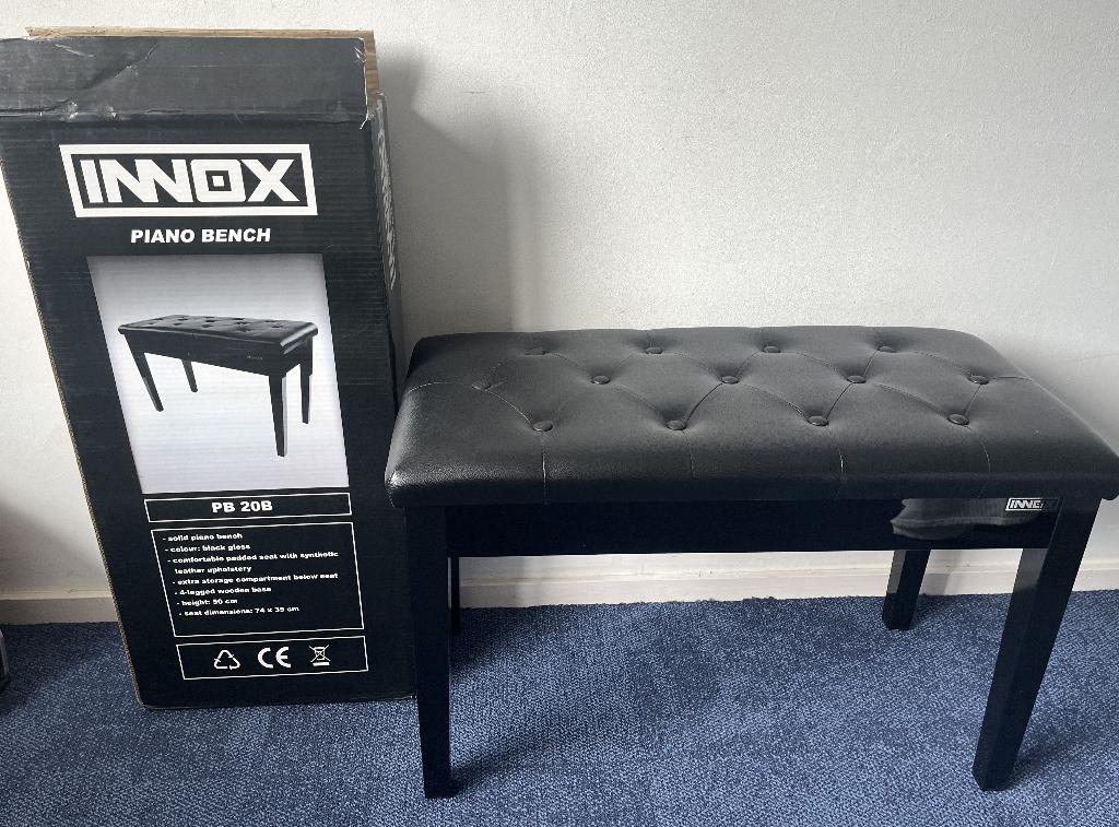 piano bench 74cm breed, Muziek en Instrumenten, Ophalen, Zo goed als nieuw, Keyboard of Synthesizer