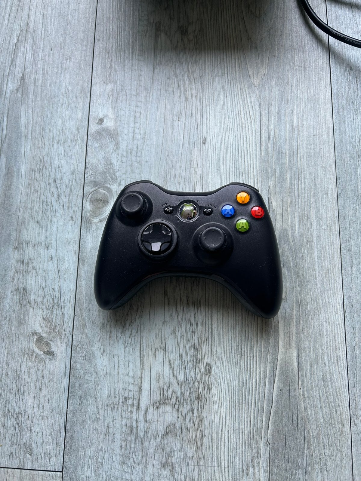 Xbox 360 Controller - Draadloos Zwart, Gebruikt, Ophalen of Verzenden, Controller, Xbox 360