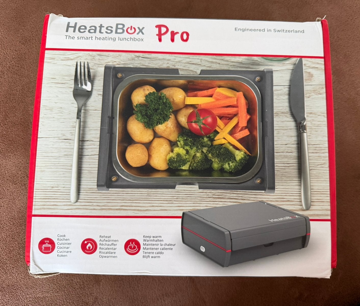HeatsBox Pro Elektrische Lunch Box (geen chinezen troep), Ophalen of Verzenden, Zo goed als nieuw