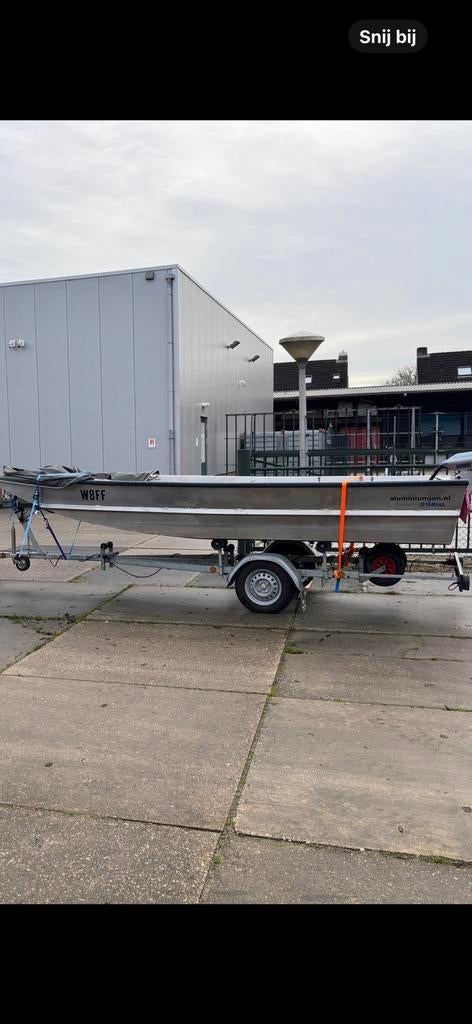 Kanteltrailer, Watersport en Boten, Boottrailers, Ophalen, Zo goed als nieuw, Minder dan 6 meter