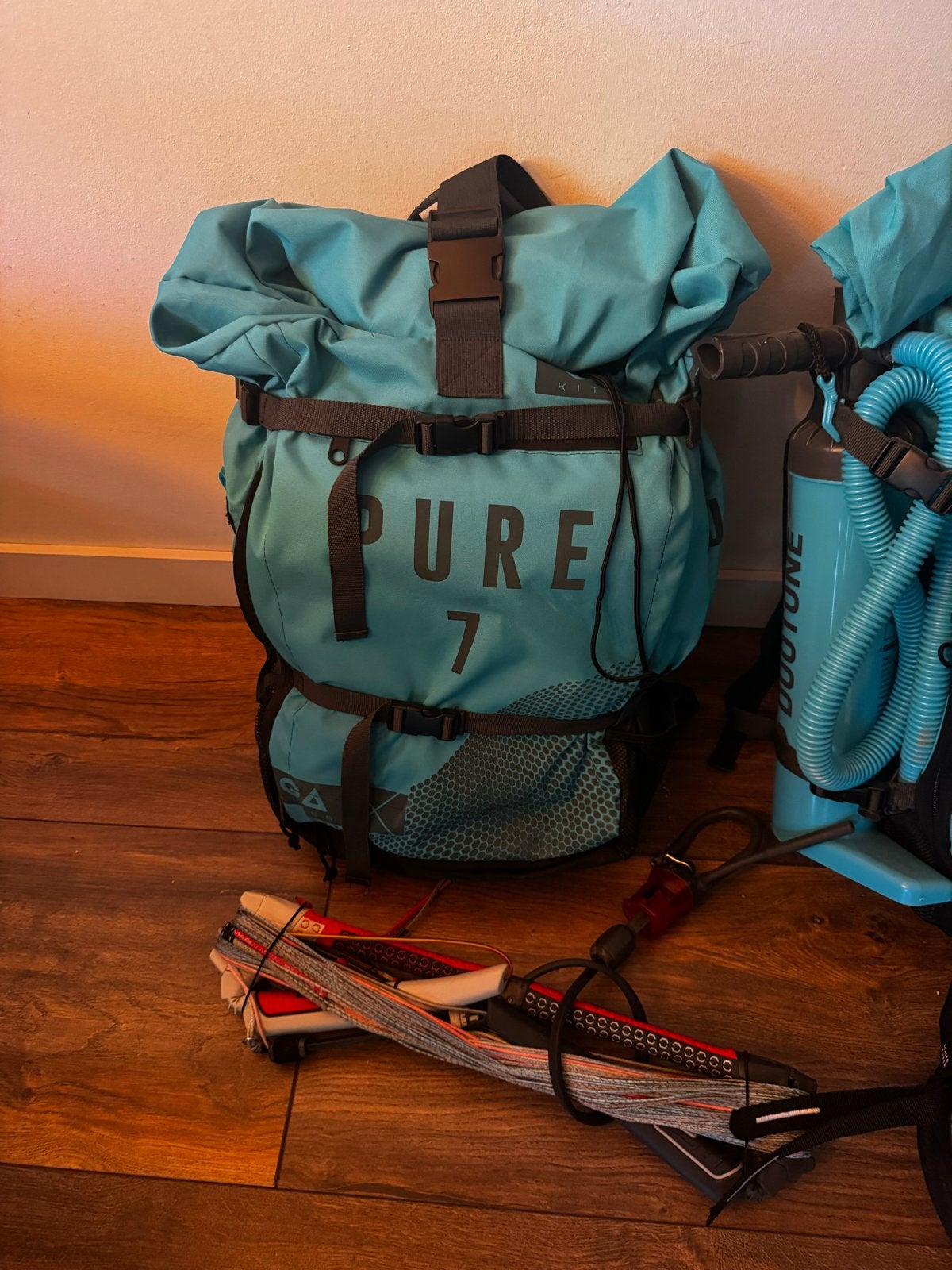 Kitesurf set: GA Pure 7m, GA Spark 10m, Watersport en Boten, Kitesurfen, Ophalen, Kitesurf-set, 10 m², Geen board