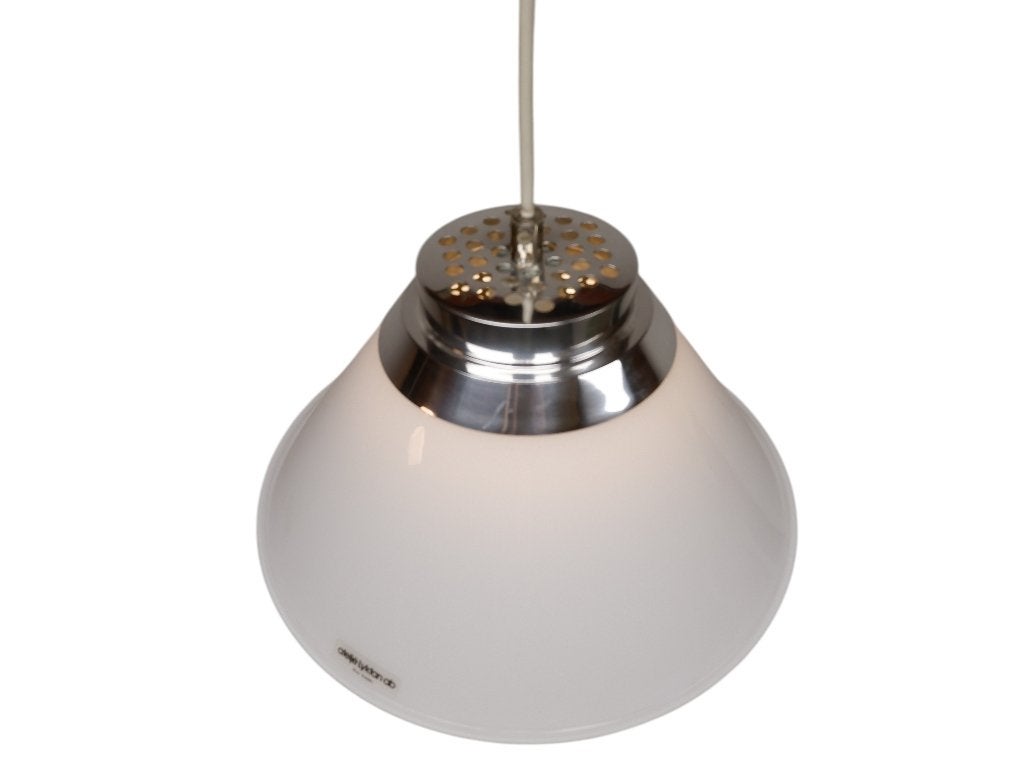 Zweedse "Mars" hanglamp van Atelje Lyktan, Kunststof, Gebruikt, Rijksstraatweg 37 Wilp, Scandinavisch