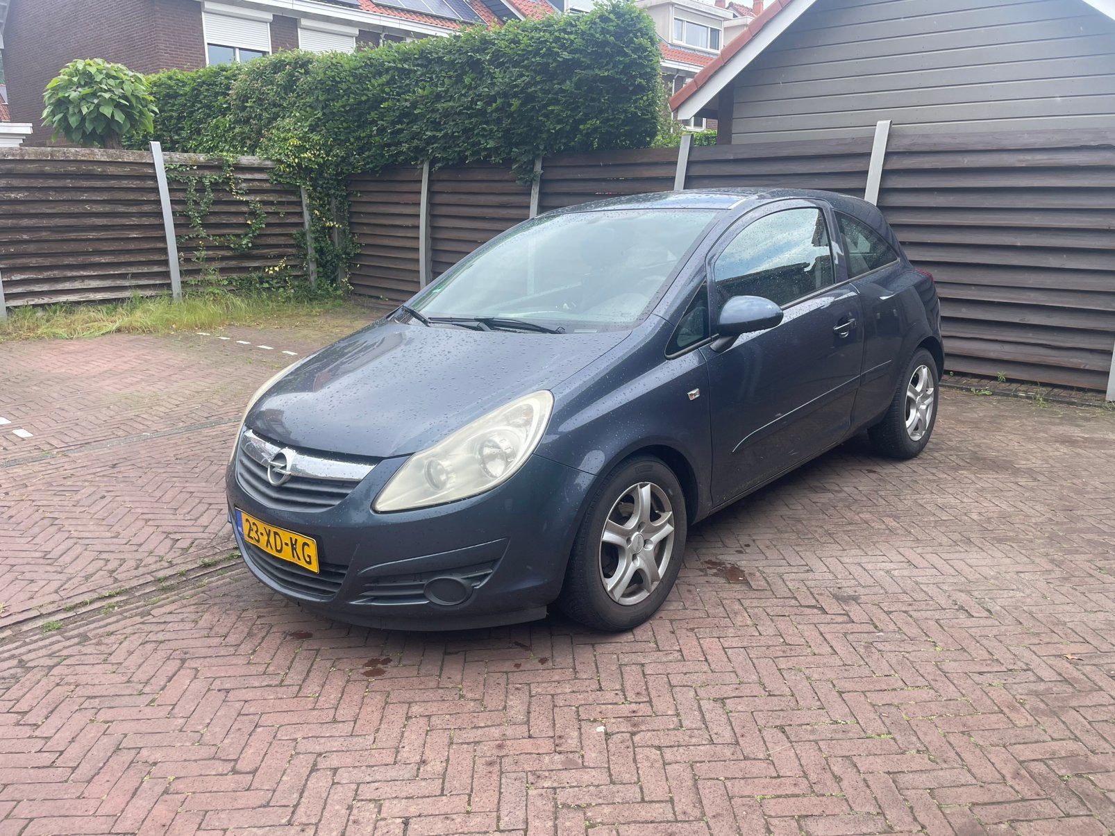 Opel Corsa 1.2 16V 3D WR 2007 Grijs, Auto's, Voorwielaandrijving, 450 kg, 40 €/maand, 4 cilinders