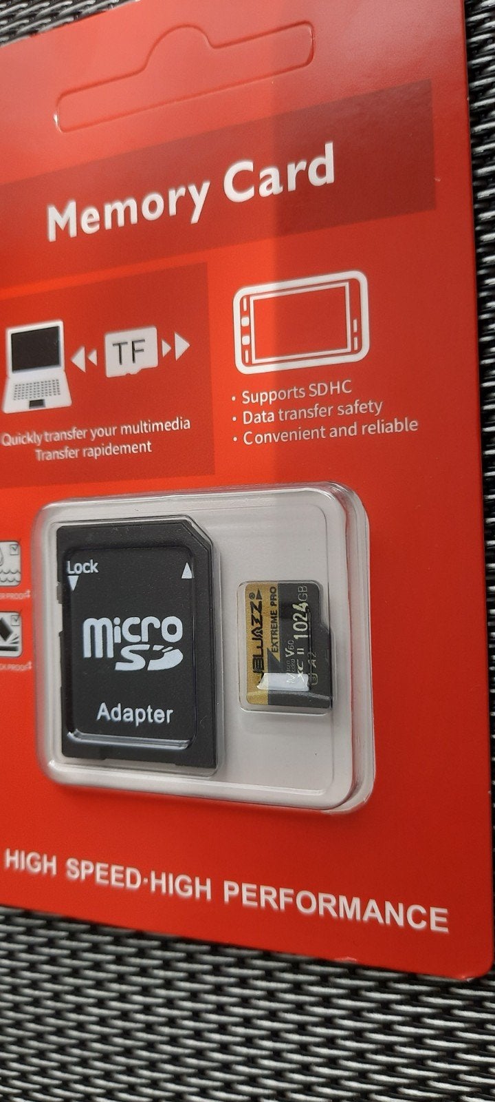 Nieuwe 1TB MicroSD geheugenkaart met adapter(2=€23,50), GLJAZZ, 1 TB of meer, Nieuw, Ophalen of Verzenden