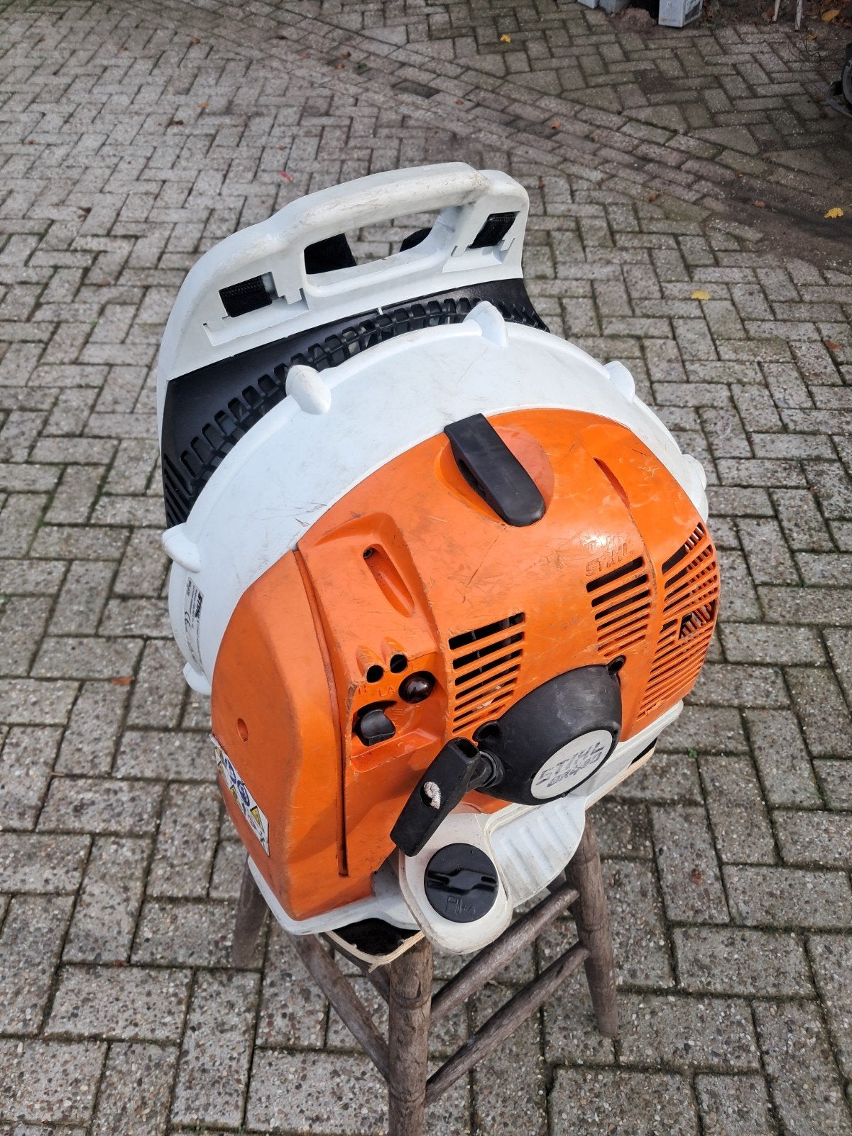stihl br 430 bladblazer ruggedragen, Ophalen