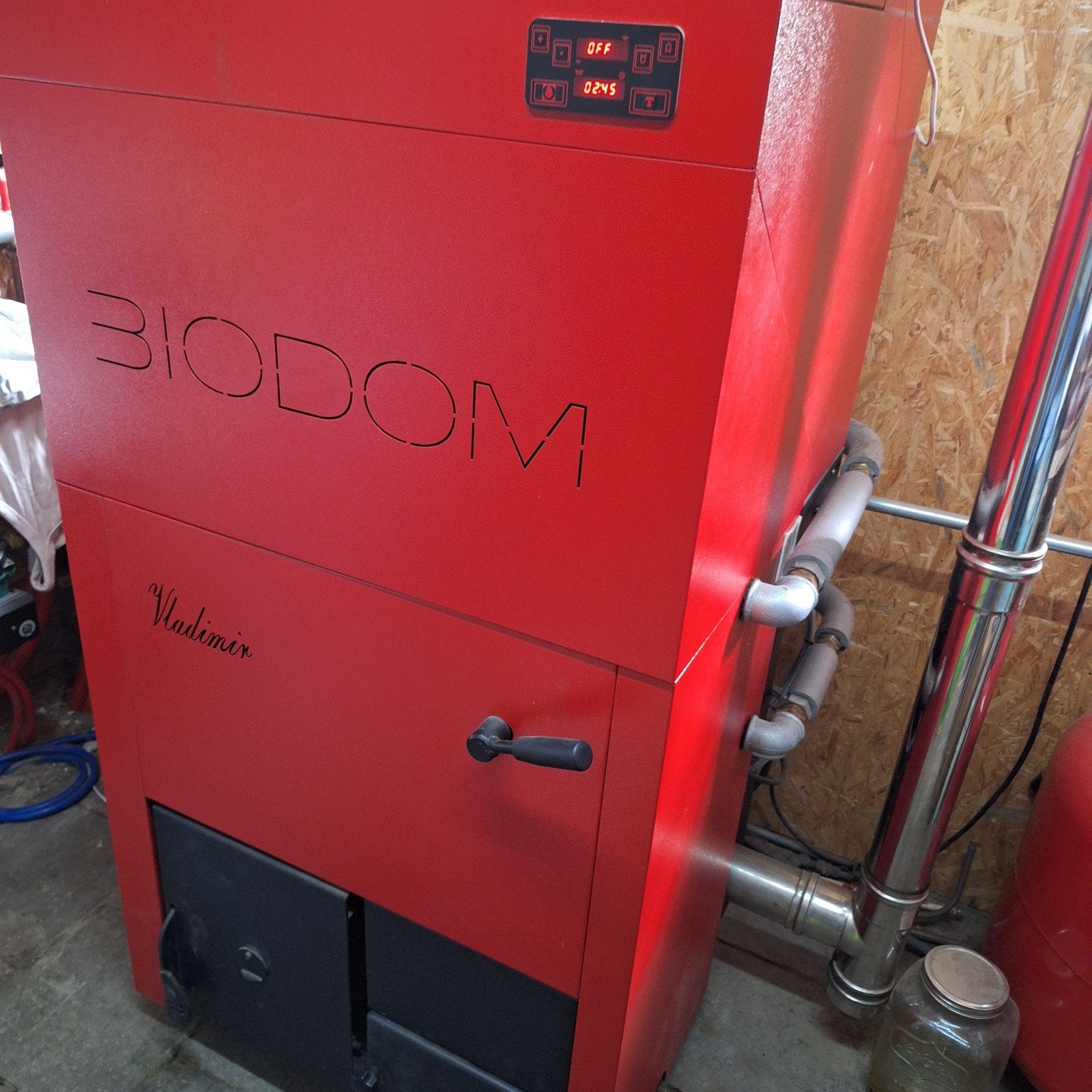 biodom pelletketel, Huis en Inrichting, Gebruikt, Overige brandstoffen, Ophalen of Verzenden, Vrijstaand