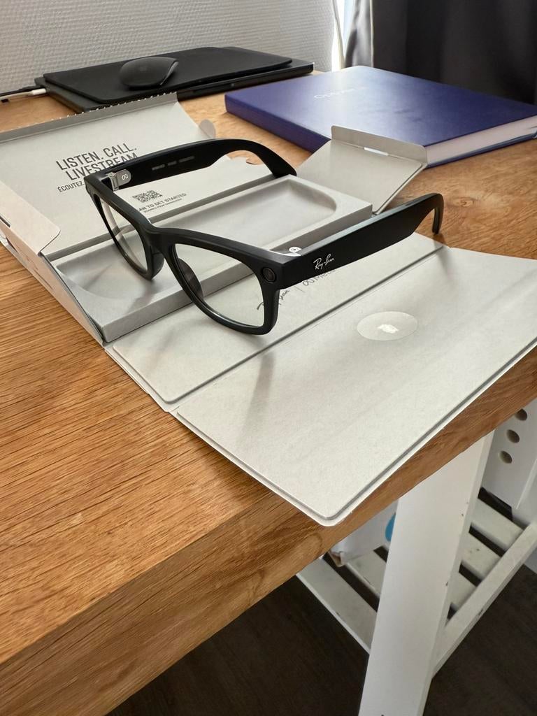 Ray-Ban Meta Wayfarer, Ophalen of Verzenden, Zo goed als nieuw, Ray-Ban