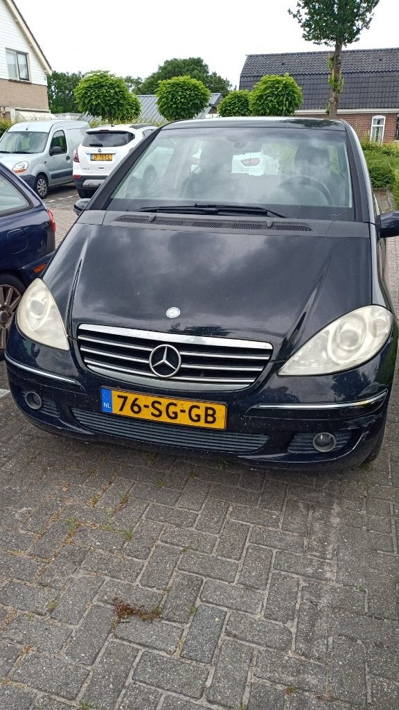 Mercedes-Benz A-Klasse 1.7 A170 3DRS Blue EFF 2006 Zwart, Auto's, Voorwielaandrijving, 4 cilinders, 400 kg, Origineel Nederlands
