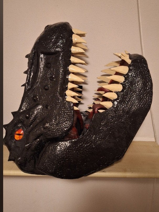 handgemaakte dinosaur, Verzamelen, Beelden en Beeldjes, Ophalen of Verzenden, Nieuw