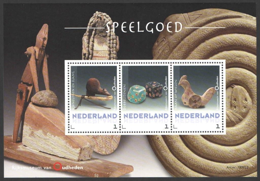 Postzegels Museum van Oudheden: Speelgoed, Ophalen of Verzenden, Na 1940, Postfris