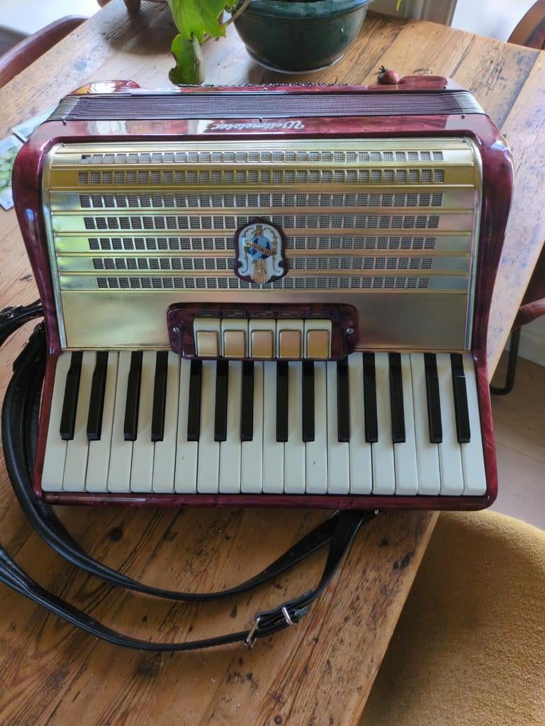 Weltmeister accordeon 60 bas, Muziek en Instrumenten, Accordeons, Ophalen of Verzenden, Gebruikt, Weltmeister