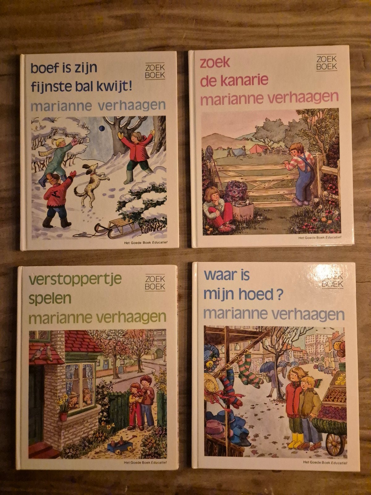 4x Zoekboek Marianne Verhaagen - Het Goede Boek, Ophalen of Verzenden, Gelezen, Marianne Verhaagen, Fictie algemeen