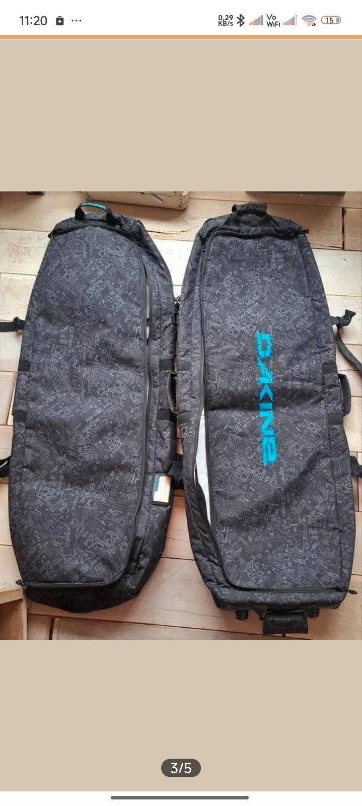 *** Dakine Kite Reistas met wielen - 2 delen ***, Twintip, Ophalen of Verzenden, Zo goed als nieuw, Overige typen
