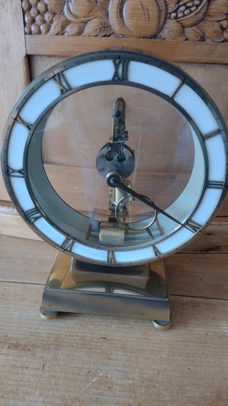 vintage Kundo elektronische skelet tafel klok 6 jewels, Ophalen of Verzenden