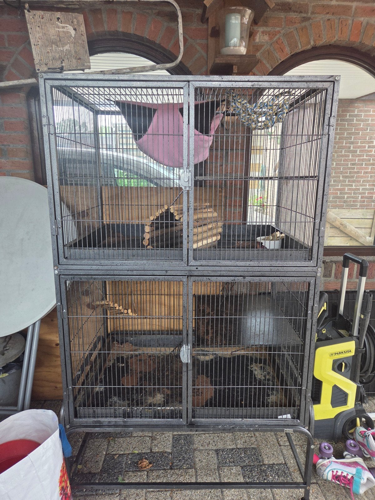 Fretten/ratten kooi, Ophalen, Kooi, 90 cm of meer, Fret