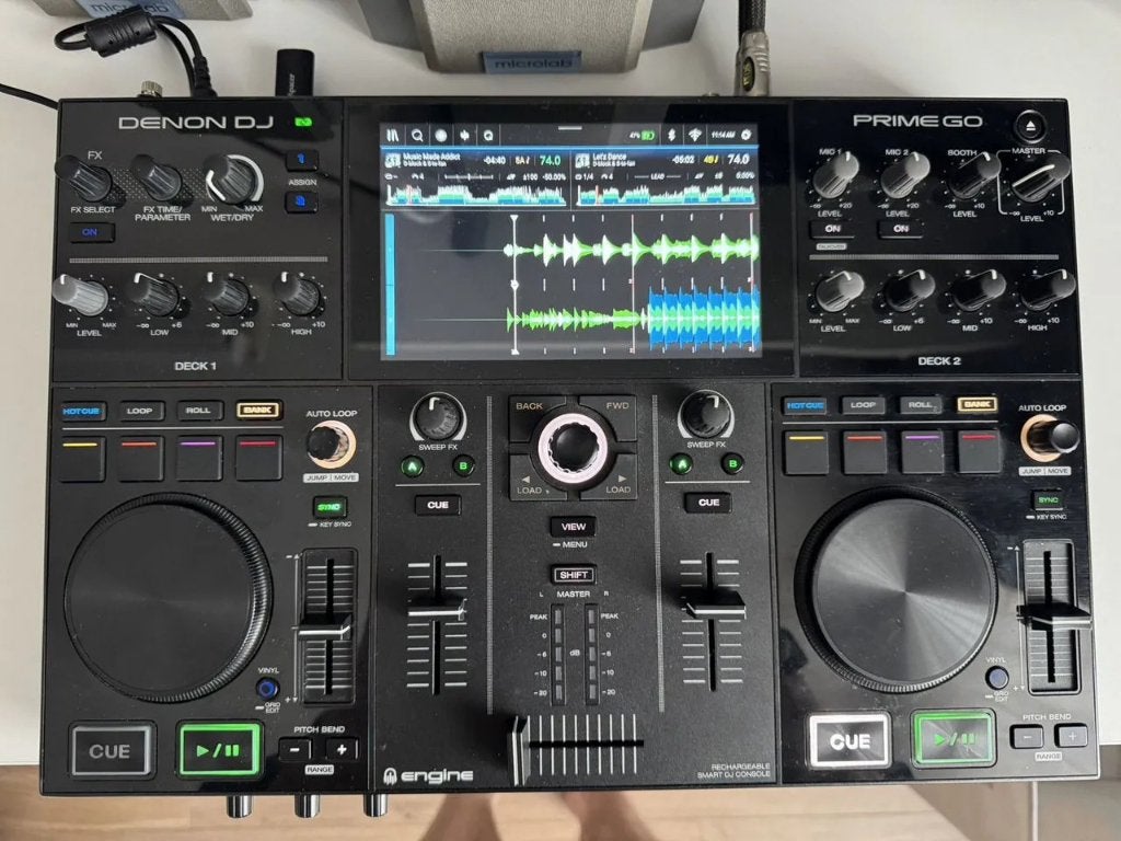 DJ-controller Denon DJ Prime Go, Muziek en Instrumenten, Dj-sets en Draaitafels, Ophalen of Verzenden, Zo goed als nieuw, Denon