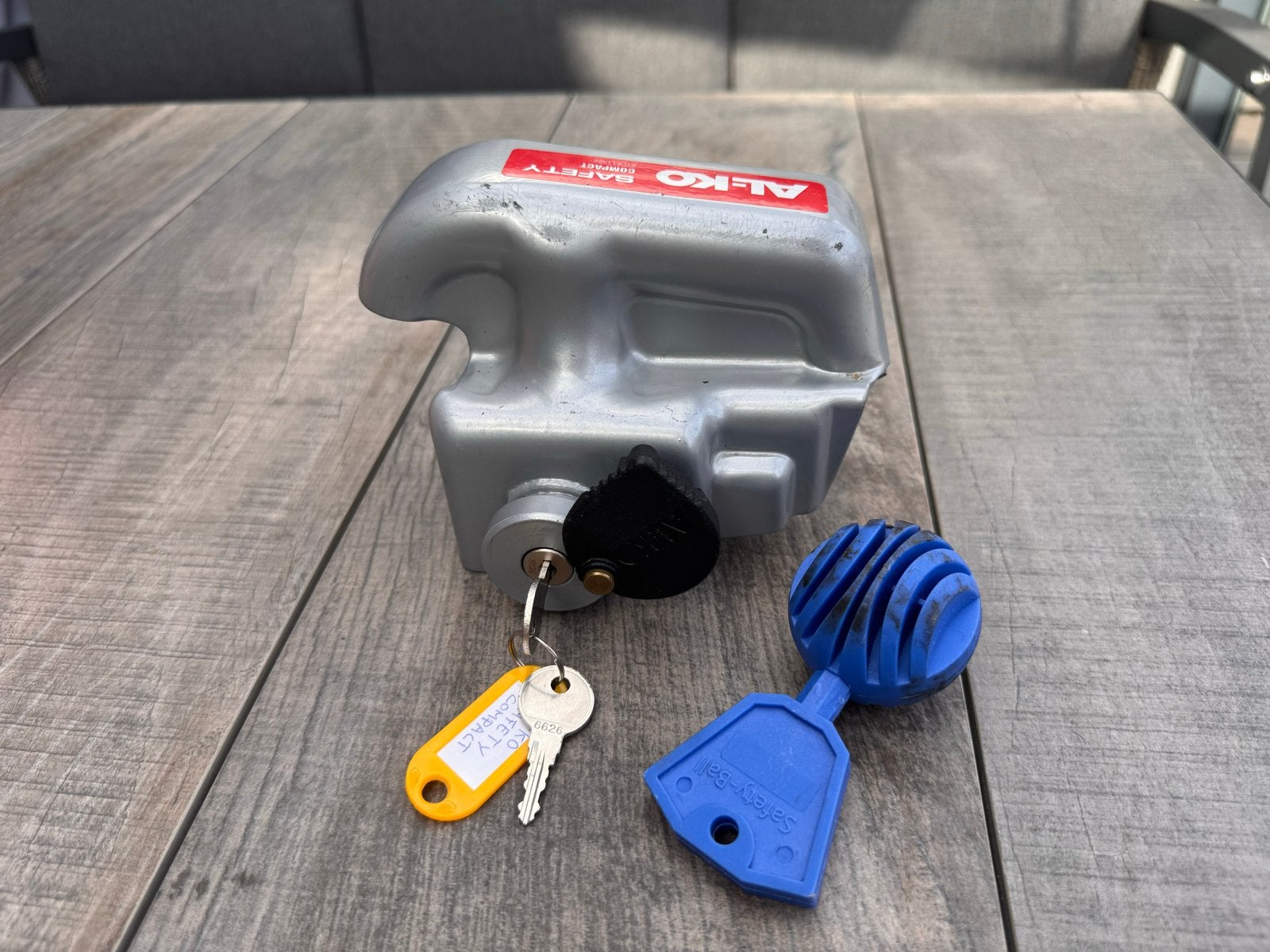 AL-KO Safety Compact Dissel slot met Safety-Ball, Ophalen of Verzenden, Gebruikt