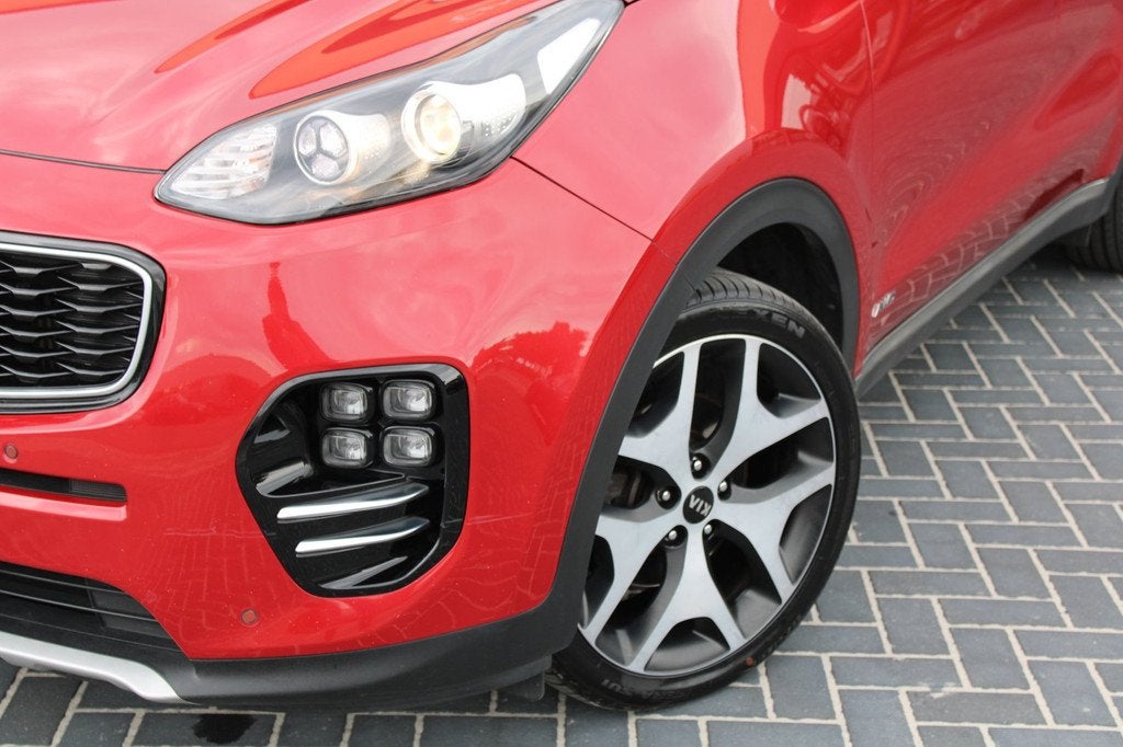 Kia Sportage 1.6 T-GDI 4WD GT-Line Automaat, Panorama, Camer, Auto's, Kia, Gebruikt, 4 cilinders, Leder, Bedrijf