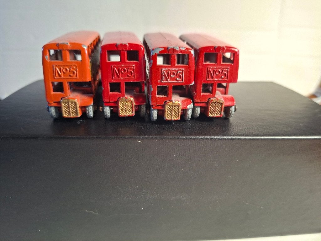 Matchbox Lesney # 5 B  London Bus  4 sts wv 1  kleurvariant, Verzenden, Gebruikt, Bus of Vrachtwagen