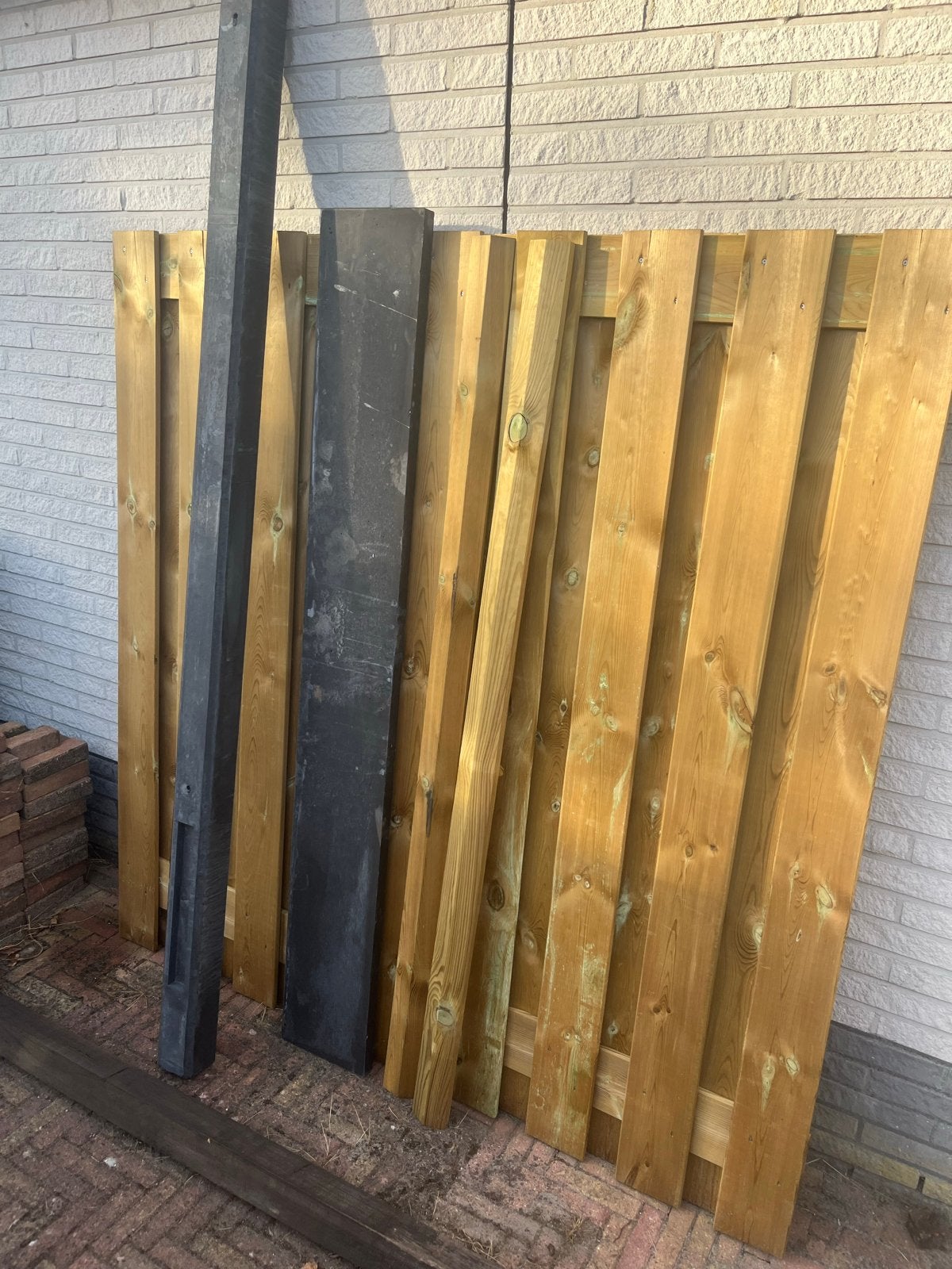 Betonschutting, Ophalen, 1 tot 2 meter, Minder dan 3 meter, Nieuw