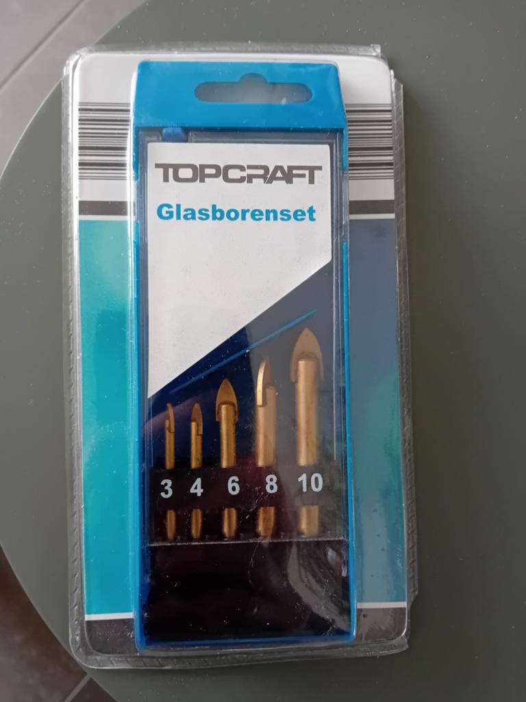 Topcraft glasborenset  - Nieuw, Ophalen of Verzenden, Nieuw