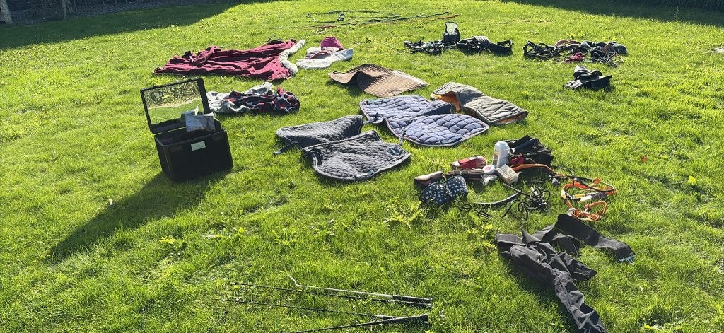 Pony dekjes, zwepen, halsters, en veel meer., Cob (M), Ophalen of Verzenden, Gebruikt, Veelzijdigheidsdekje