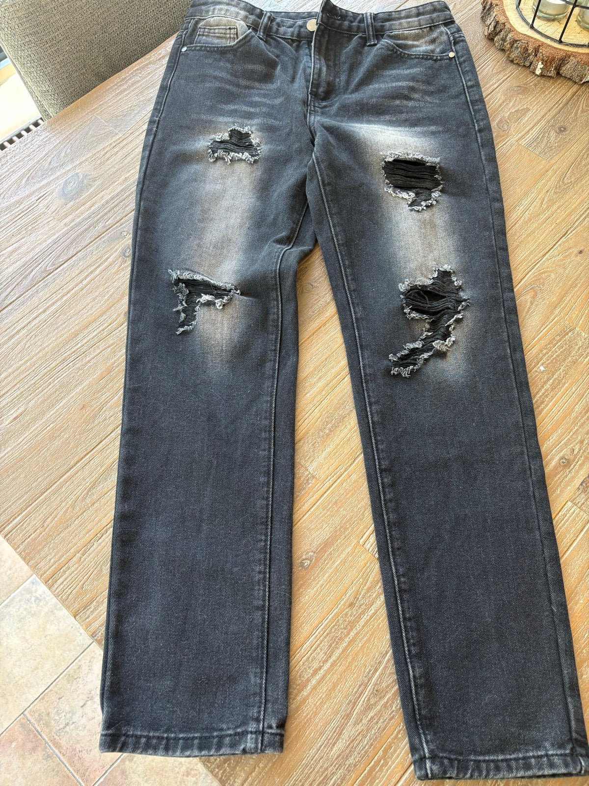 Nieuwe zwarte spijkerbroek Shein, maat 158 (13 jaar), Ophalen of Verzenden, Nieuw, Jongen, Broek