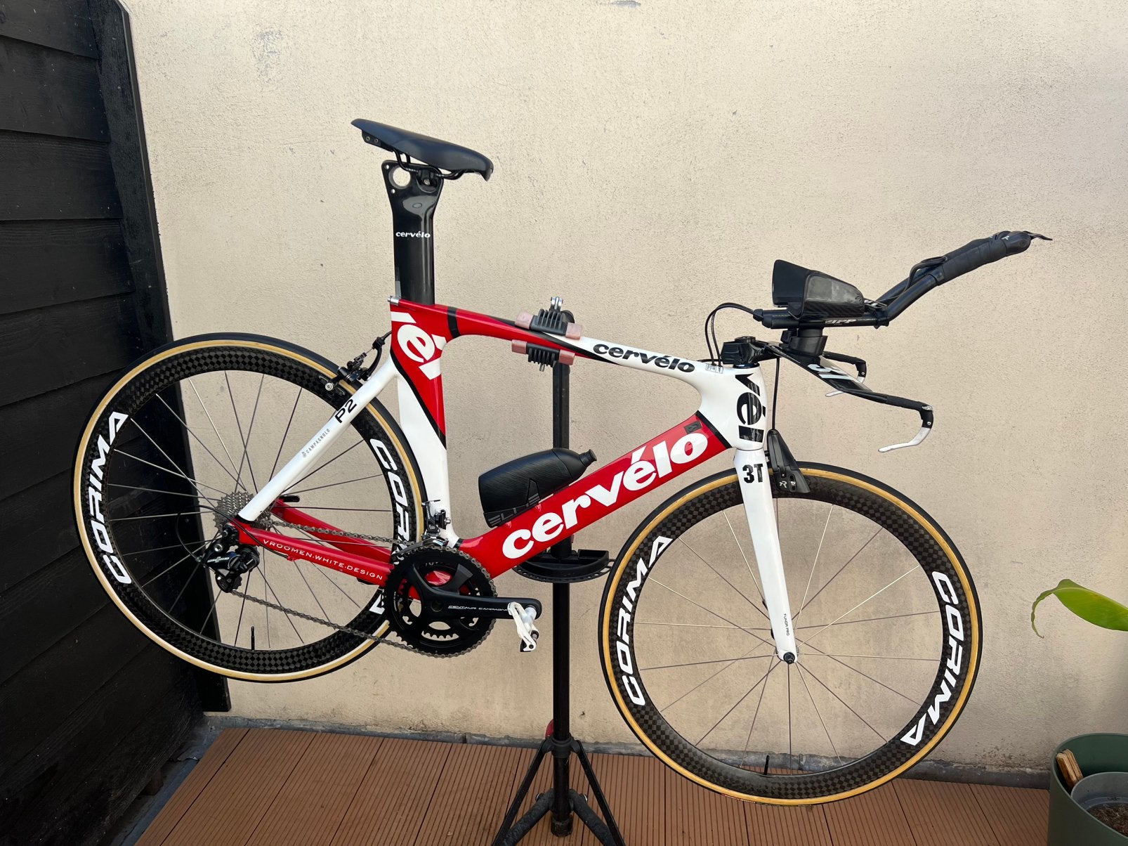 Cervelo P2 tijdritfiets tt tri, Fietsen en Brommers, Carbon, Zo goed als nieuw, Meer dan 20 versnellingen, 53 tot 57 cm