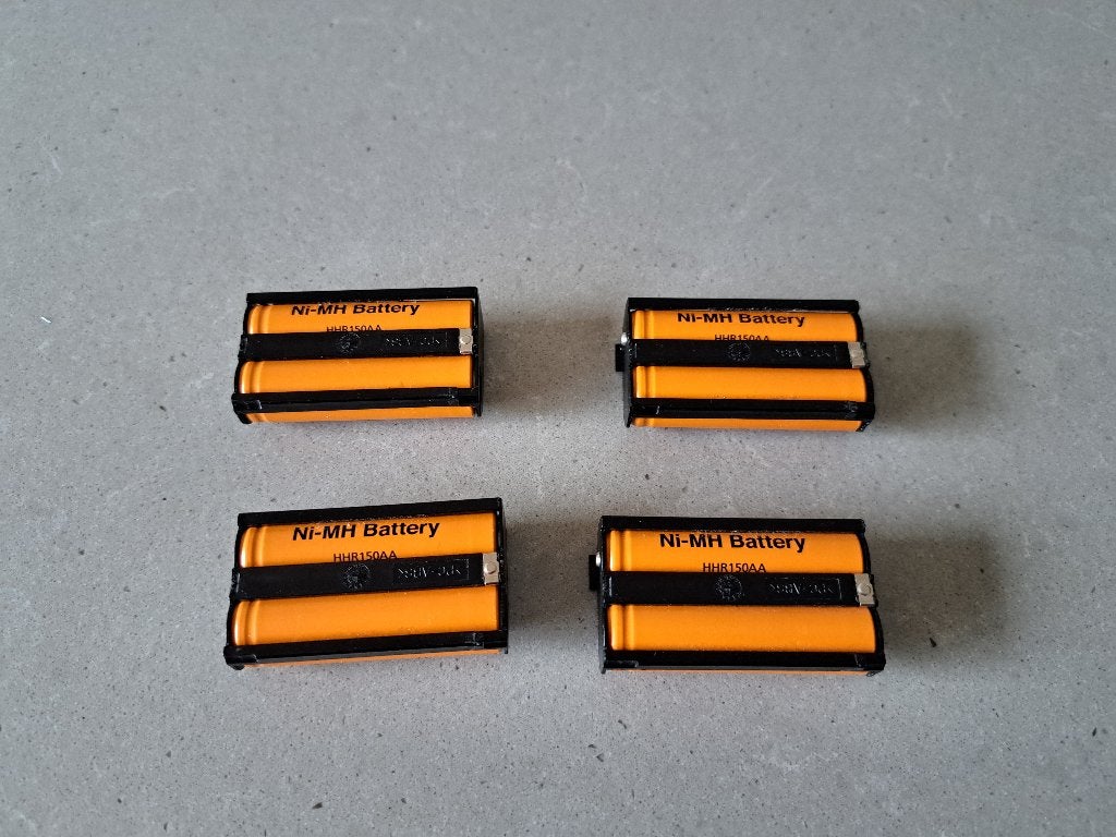 Sennheiser BA 2015 accupack (4 stuks), Ophalen of Verzenden, Gebruikt, Overige typen, Draadloos