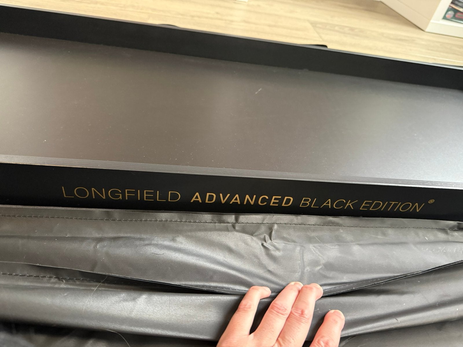 Longfield Sjoelbak Advanced - Black Limited Edition -200 cm, Ophalen, Nieuw