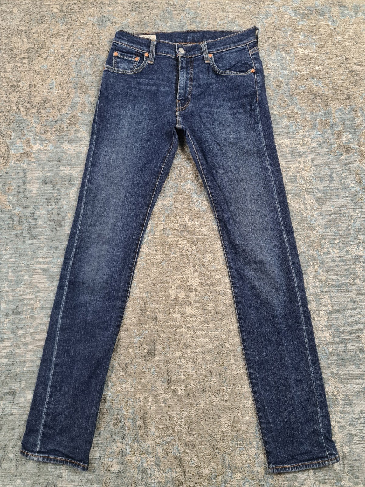 Levi's 519 W30 L34 Skinny STRETCH Bronno3034 Blauw, Blauw, Levi Strauss Nederland, W32 (confectie 46) of kleiner, Ophalen of Verzenden
