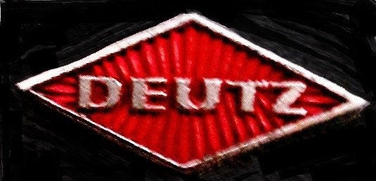 Deutz dropmodel speld rood gelakt, Verzenden, Nieuw, Transport, Speldje of Pin