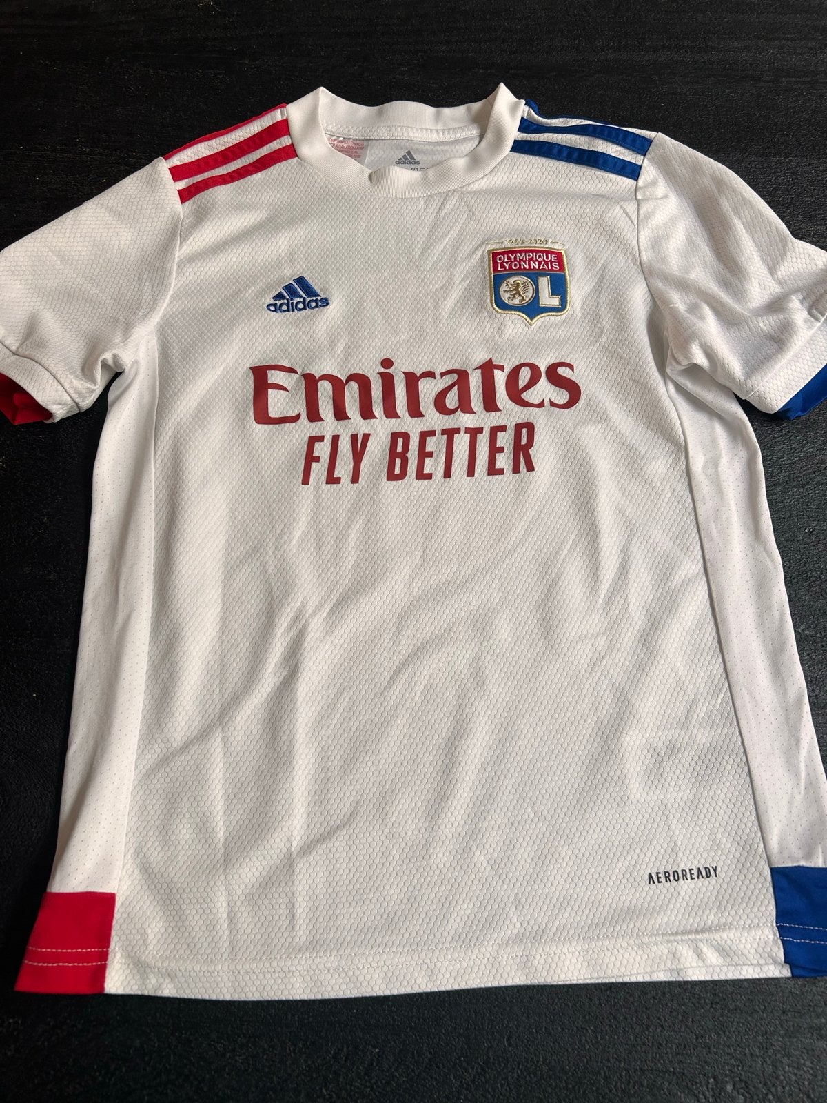 Adidas Olympique Lyon Thuisshirt 11-12 jaar, Ophalen of Verzenden, Gebruikt, Jongen
